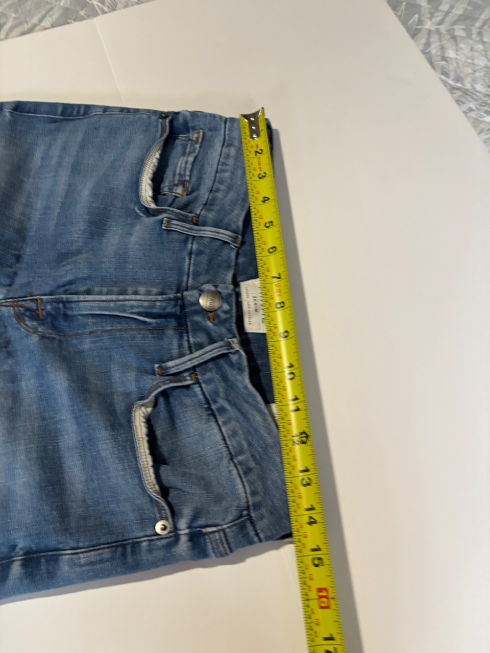 FRAME Le Crop Mini Boot Jeans Columbus Medium Wash Raw Hem - Size 29 - Picture 7 of 8